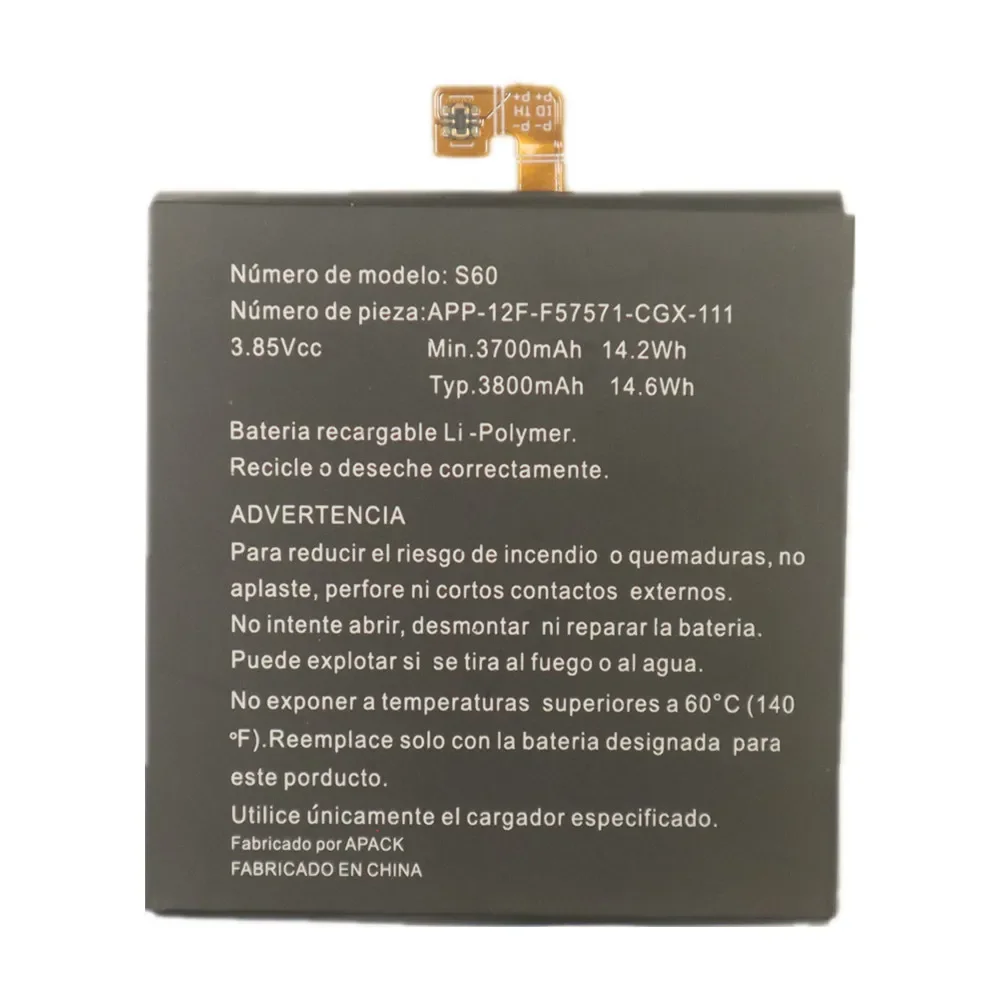 Bateria Original para Caterpillar Cat, S60, S50, S41, S40, S30, APP-12F-F57571-CGX-111, Baterias de Telefone, 100% Original, 2024 Anos