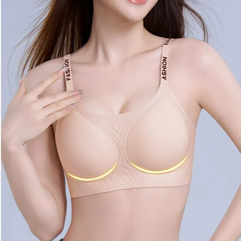 ملابس داخلية نسائية مثيرة قطعة واحدة عالية الجودة بدون سلك حمالة صدر رياضية مضادة للترهل لتقليل الثدي صديقة للطلاب #6