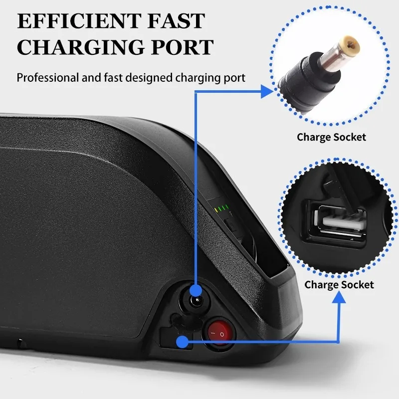 하이롱 48V 배터리 10Ah 15Ah 20Ah 리튬이온 전기자전거 배터리 팩 바팡 통셩 1000W 500W 350W 250W 모터 전기자전거 키트용