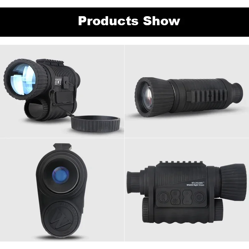 2025 Night Vision Binocular for Wildlife  Scope 350M Range Full Dark Wildlife Night Vision Optics  Infrared Digital