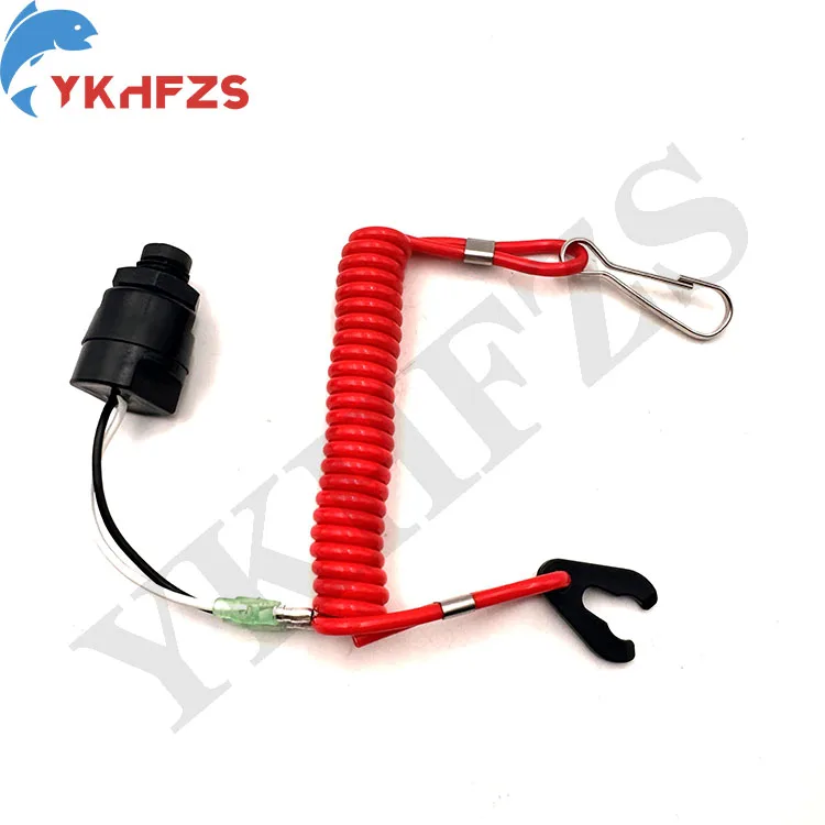

Outboard Engine 688-82575-01 688-82575-02 Emergency Flameout Kill Stop Switch Safety for Yamaha 9.9HP-150HP 200HP 225HP 250HP