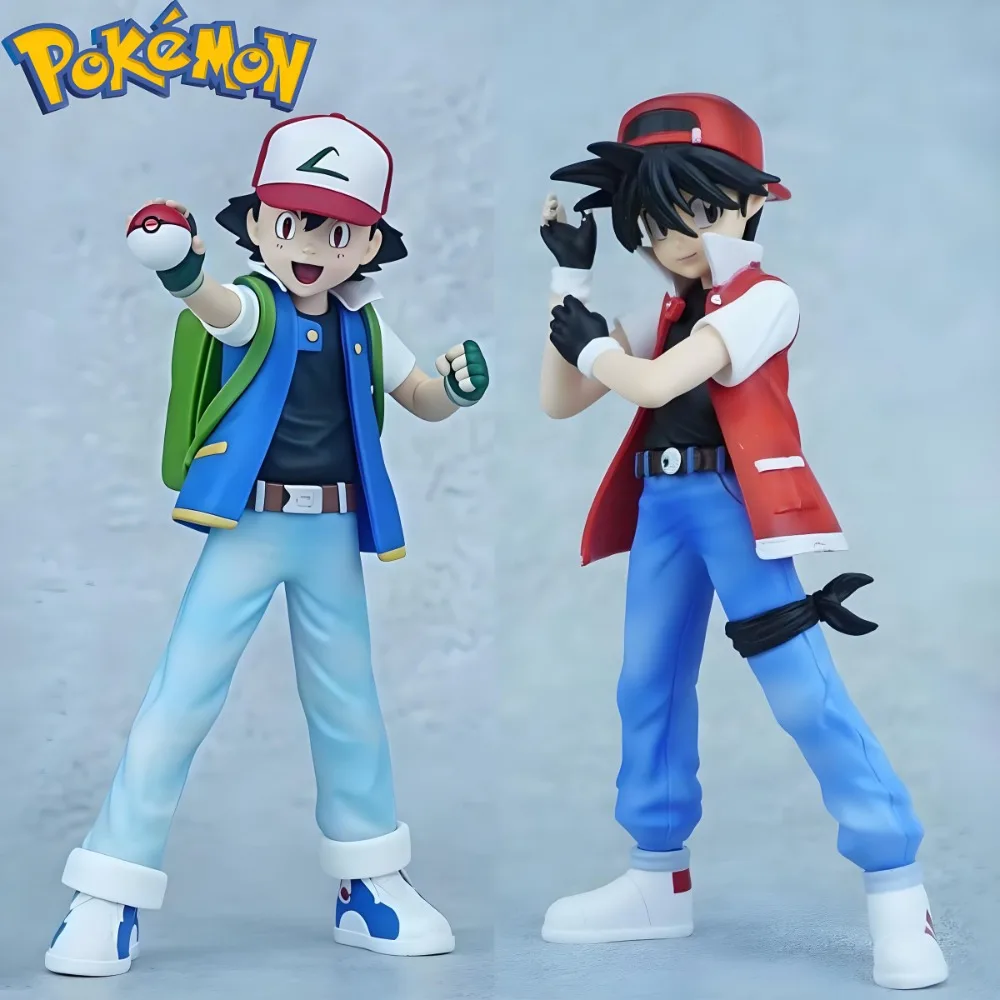 

13-17cm Anime Pokemen Figure Ash Ketchum Action Figures Pvc Collection Model Toys for Children Gifts