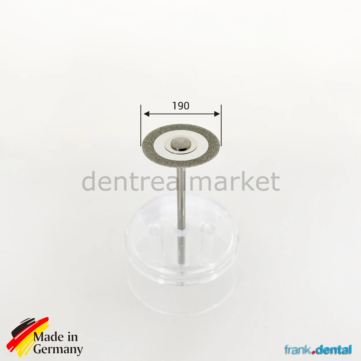 Frank Dental Orthodontix Diamond Disc - Interproximal Stripping - Interproximal Disc - 19 mm