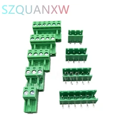 KF2EDG 2EDG5.08 5.08mm PCB Screw Terminal Block Connector PLUG PIN HEADER SOCKET Right Angle 2/3/4/5/6/7/8/9/10/12/14/16