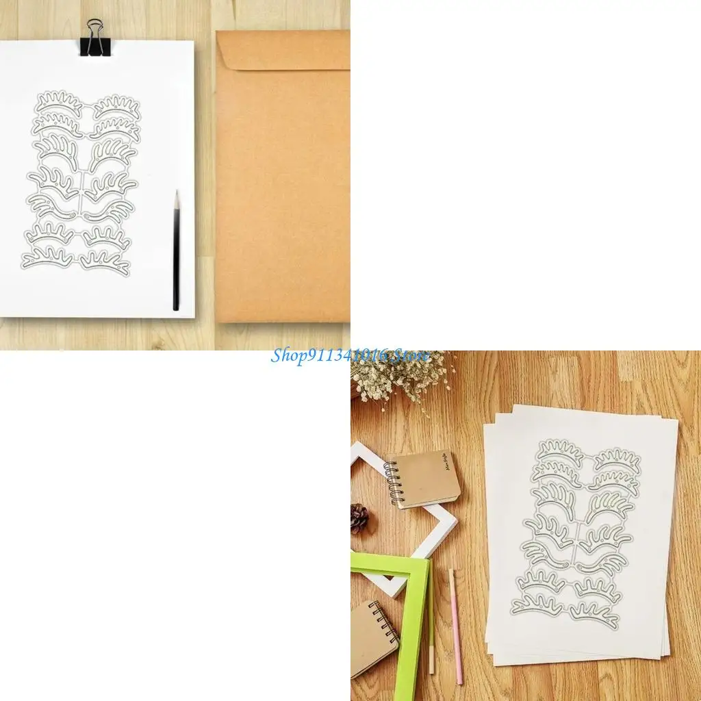 

Carbon Steel Embossing Script Die Eyelash Cutting Dies for Making Diy Scrapbooks