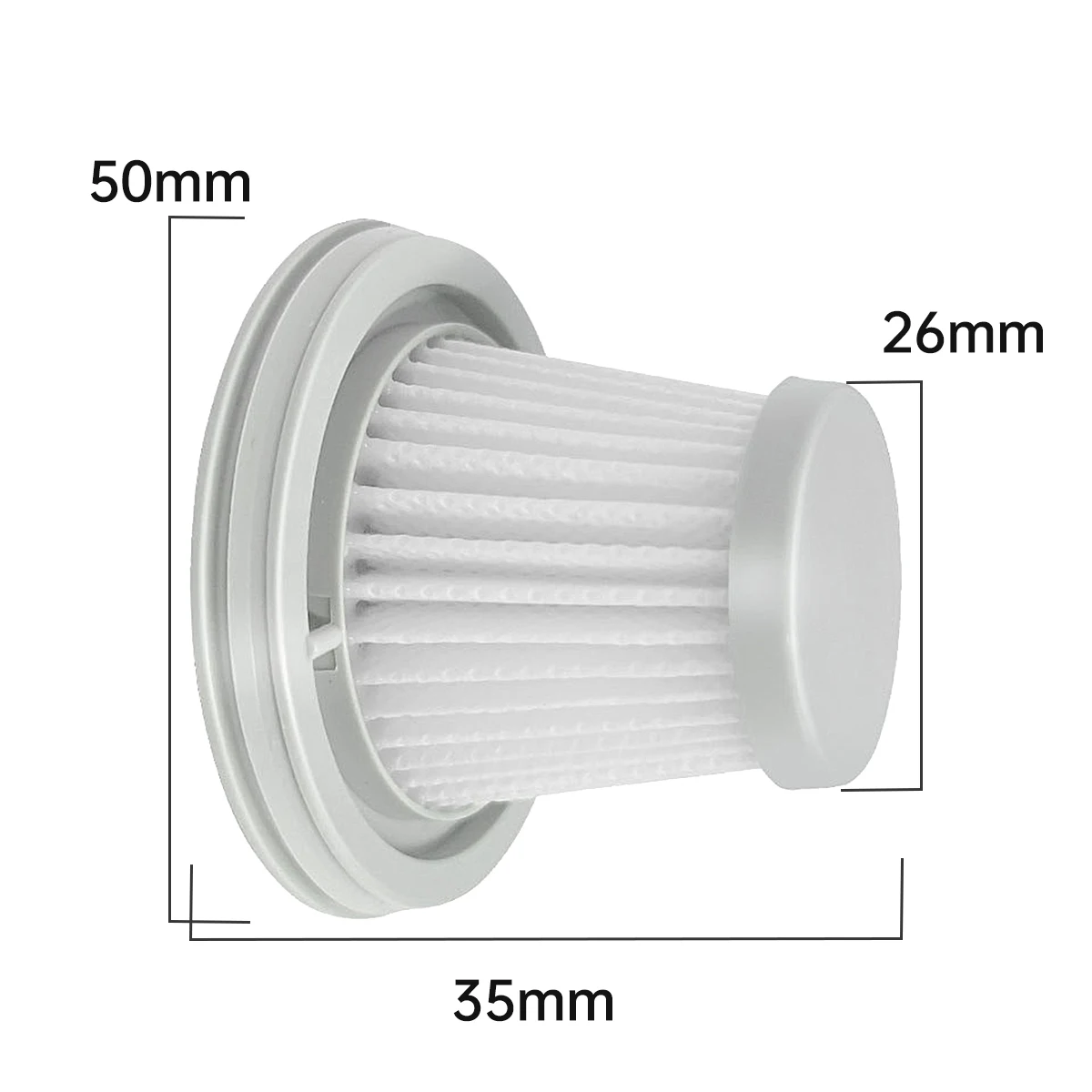 HEPA Filter for Xiaomi Mijia  Handy Home Car Mini Wireless Vacuum Cleaner Washable Replacement Accessories Parts