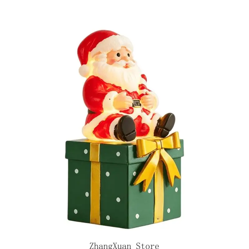Leuchtende Weihnachtsfigur für Weihnachtsregale und Einzelhandelsdisplays 3XUF – Detail 3