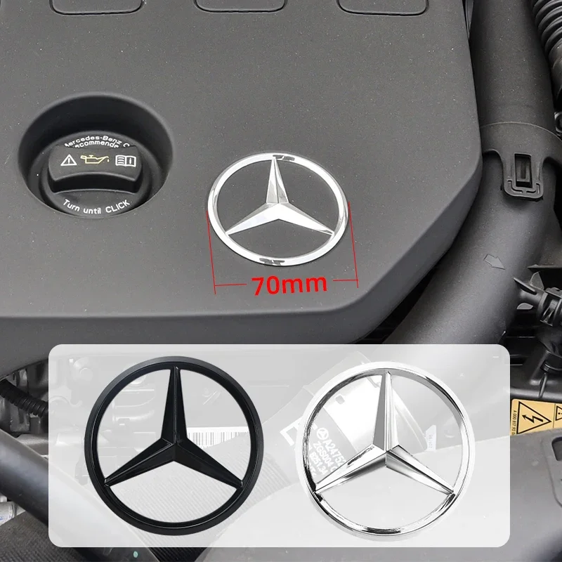 Логотип двигателя автомобиля, бирка на капот, значок двигателя для Mercedes W220 W221 W117 W166 W176 W177 W204 W205 W212 W213 GLE CLA GLA GLC GL ML