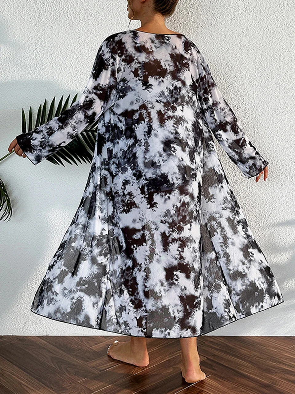 3 Pieces Tie Dye Bikinis Swimsuit 2023 New Women Drawstring Front Swimwear Female High Waist Shorts Beachwear Bathers Swim Suit