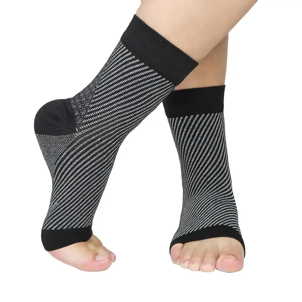 Nylon Neuropathy Socks Foot Pain Relief Foot Protection Compression Ankle Socks Breathable Non-slip Comprex Ankle Sleeves