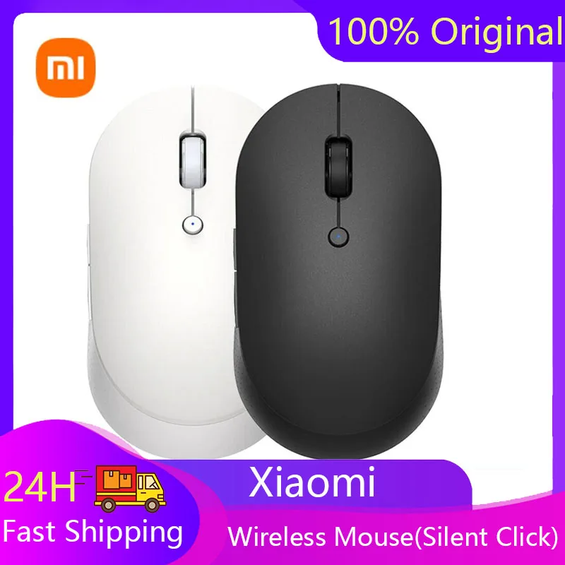 Xiaomi Mouse Dual-Mode Wireless Mouse Silent Click 1300dpi 2.4GHz Bluetooth Protable Mouse for Game Laptop