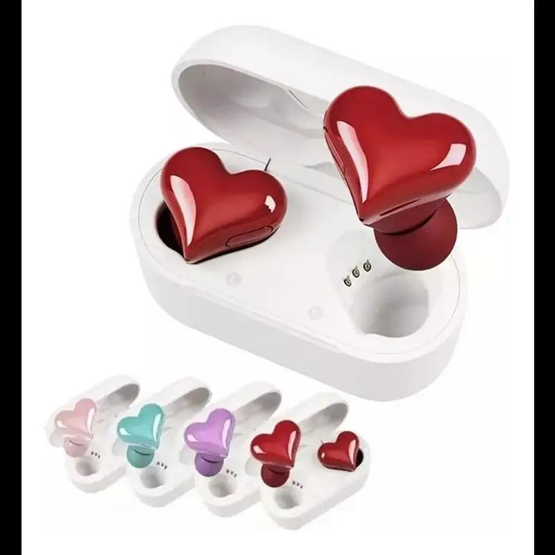 4 Heart Shaped Bluetooth Noise Cancelling Headphones