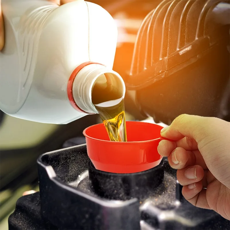 Refueling Funnel Motorcycles Filling Engine Multi-Function Car Refuel Oil Funnel Change Fill Transfer Tool - Image 5