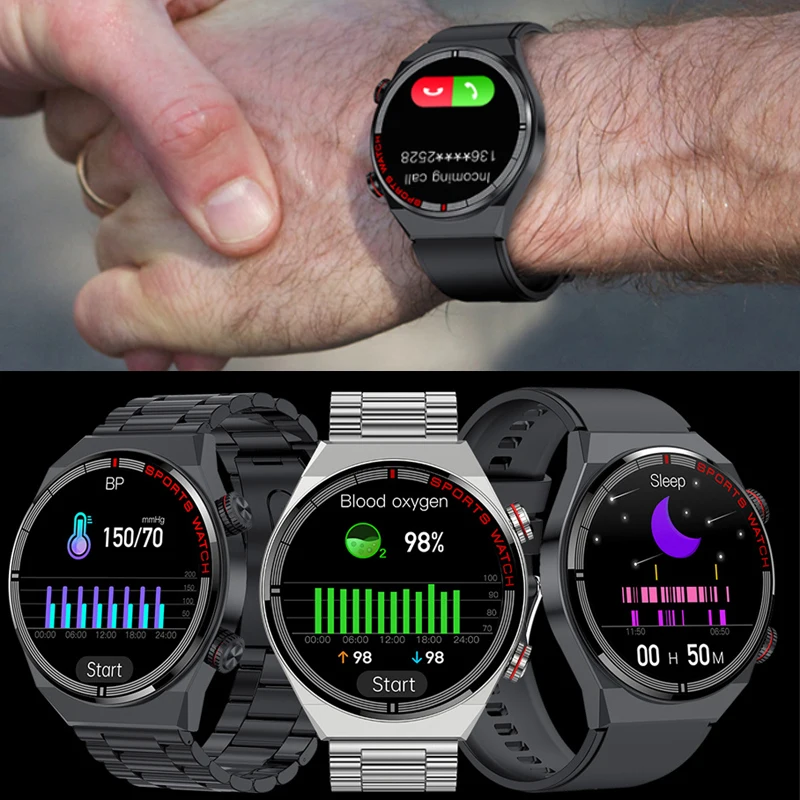 

New ECG+PPG Men Health Heart Rate Watches Body Temperature Fitness Tracker Smartwatch For Oukitel C23 Pro C22 C21 C19 C18 K15