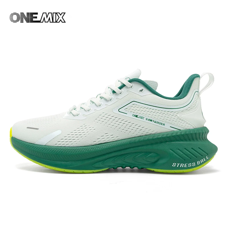 ONEMIX Men Summer Breathable Running Shoes Lightweight Cool Athletic Sneakers Elastic Cushion Outdoor Jogging Daily Sports Shoes