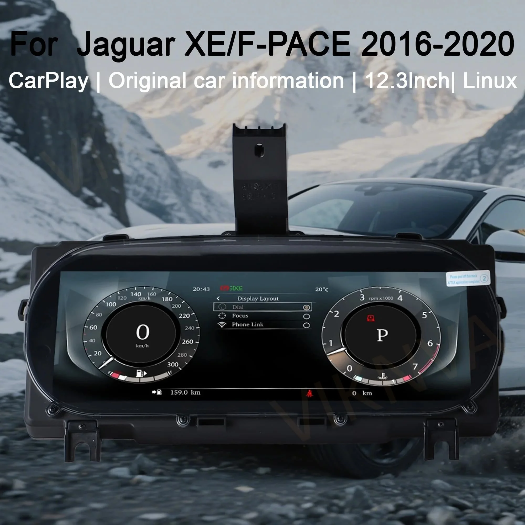 8-256GB Android14 For Jaguar XJ 2004-2008 Car Multimedia Radio Player Touch Screen Stereo GPS Navigation System DSP Carplay