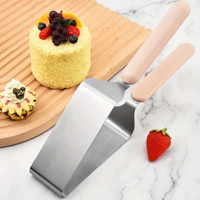 

Stainless Steel Cake Cutter & Server Set - Birthday Party Slicing Tool with Lifter for Easy Dessert Serving