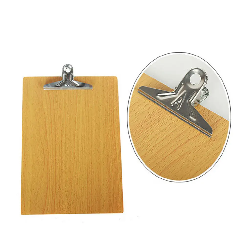 

Набор из 6 папок-клипбордов формата А4 из высококачественной древесины, органайзер для рабочего стола, прочный зажим, защита от ржавчины, гладкие края