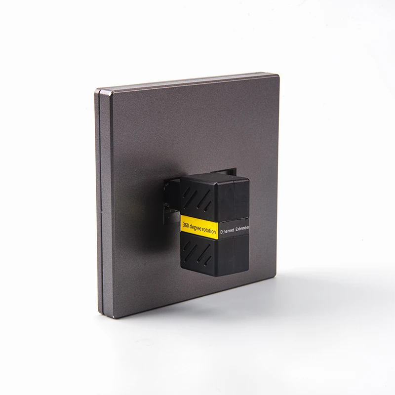 Linkwylan Cat6A RJ45 Coupler Ethernet Cable Extender Connector Network Adapter Male to Female Black  Unshielded