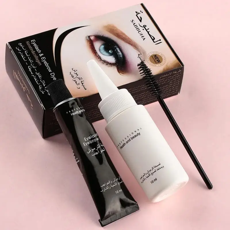 Wenkbrauwverf Kit Wimper- en Wenkbrauwverf Tint Kit Waterdicht Snelle Tint Brow Dye Wimpers Langdurige Mascara Wenkbrauwen Make-up