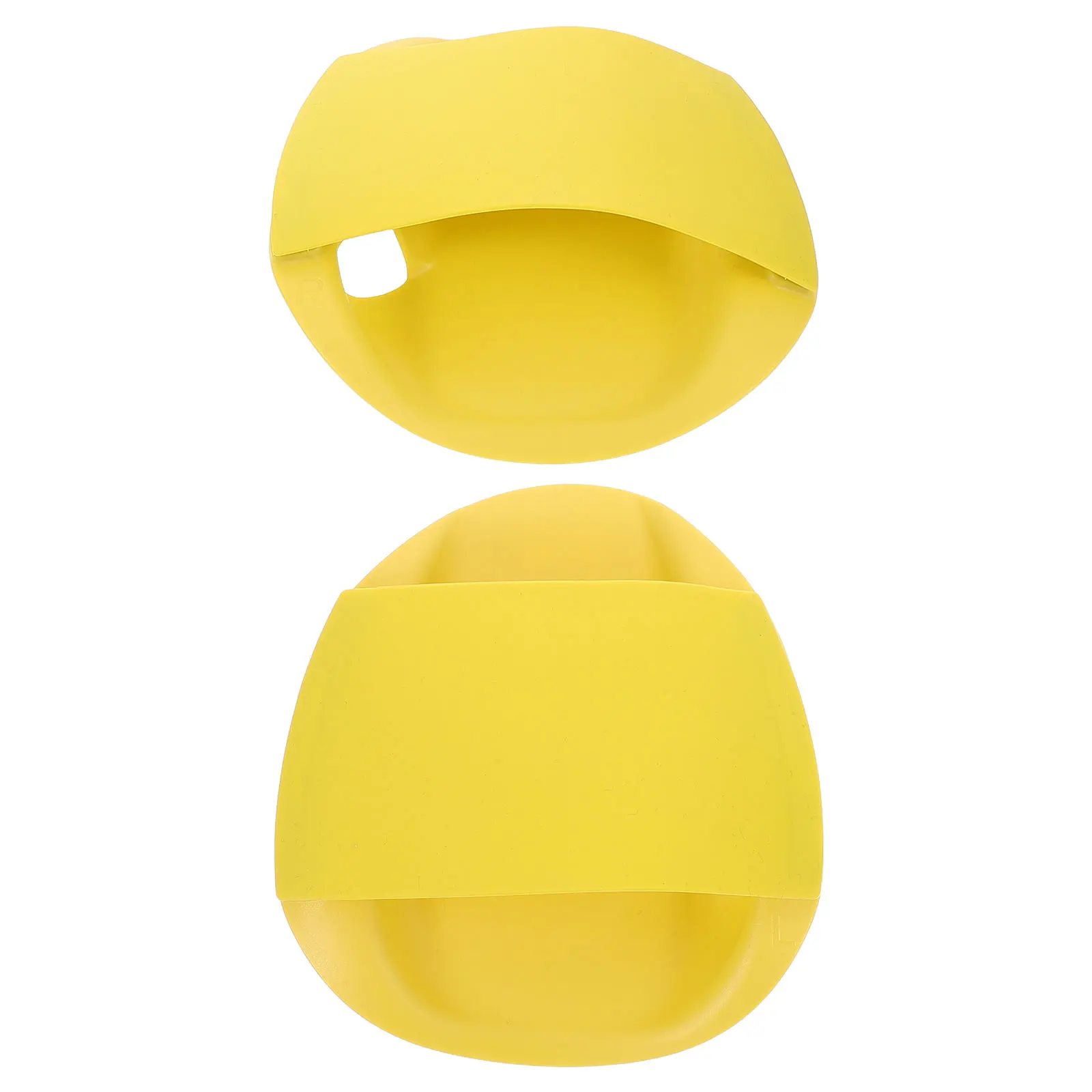 

2pcs Silicone Swimming Hand Paddles For Teens Ergonomic Reusable Swim Training Gear Enhance Speed Muscle Strength - Water