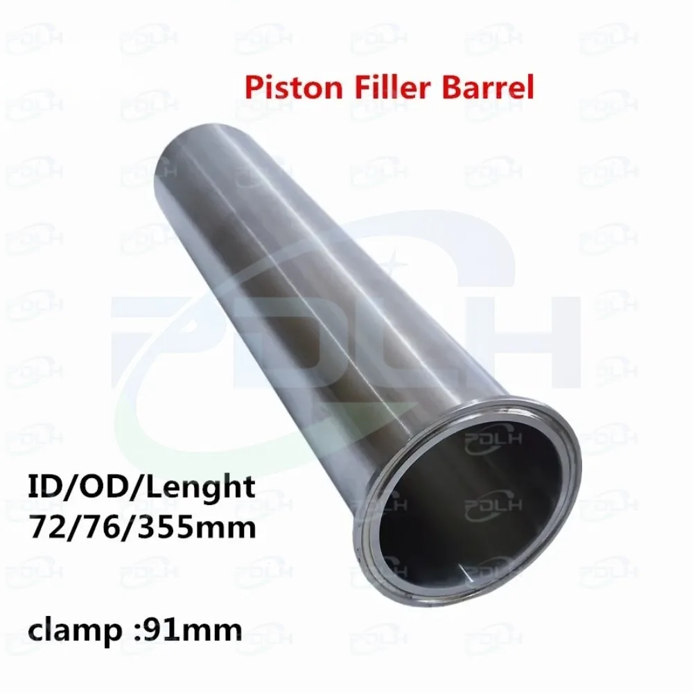 

Piston Barrel SUS304 1000ml Pipe Cylinder For Pneumatic Paste and Liquid Filling Machines Accessories of Cream Filler