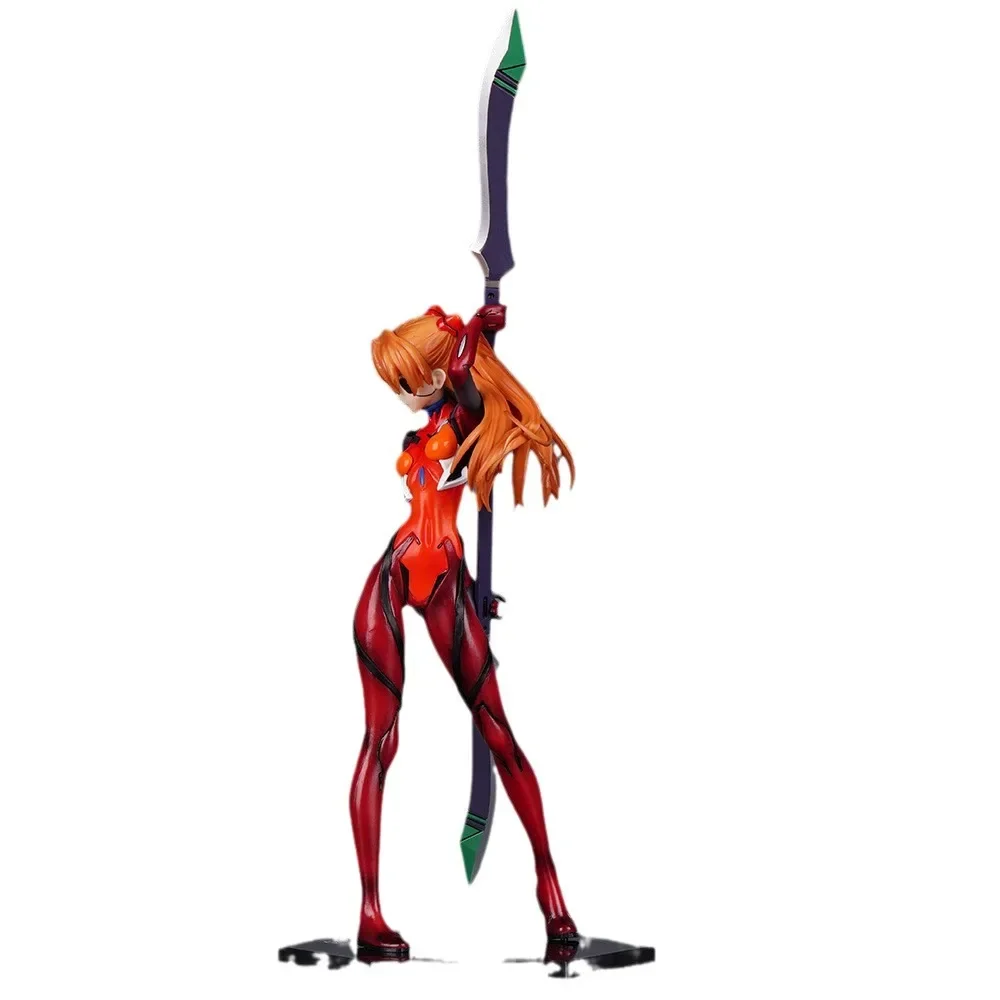 Anime eva asuka langley soryu combate postura figuras de ação pvc modelo estátua mesa decoração brinquedos boneca coleção presentes encaixotados