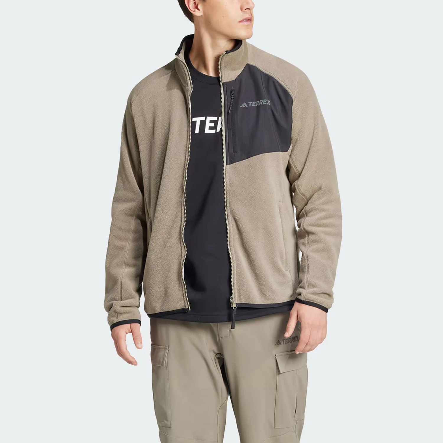 

Adidas genuine 2024 New Men's Outdoor Casual Stand Collar Jacket IY0087