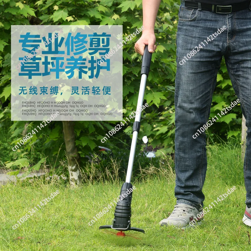 Garden Mower Portable Rechargeable Gardening Lawn Mower Lithium Mower Home Weed Whacker Garden Weed Whacker
