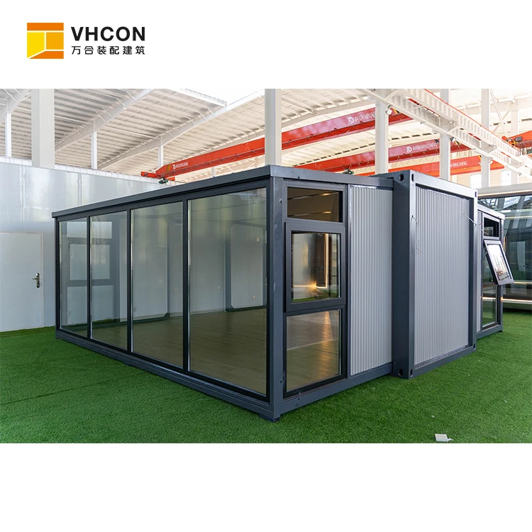 أستراليا الجاهزة فيلا المنزل 5 غرفة نوم حاوية منزل للبيع الجاهزة ضوء الصلب للطي خرطوم حديقة قابل للتوسيع