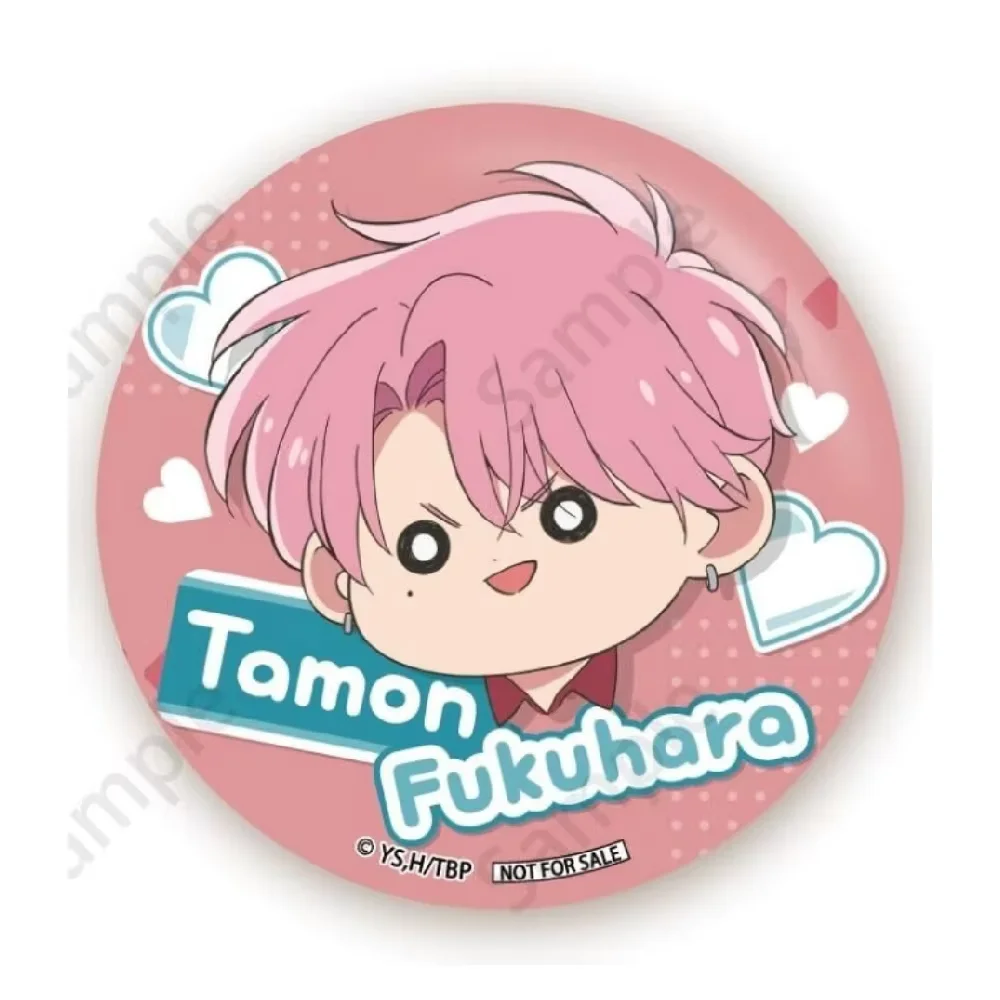 58mm Anime Tamon's B-Side Kai Rentaro Cosplay COSTUME Badge Pin SPTE Tinplate Brooch﻿ Prop Xmas Gilf