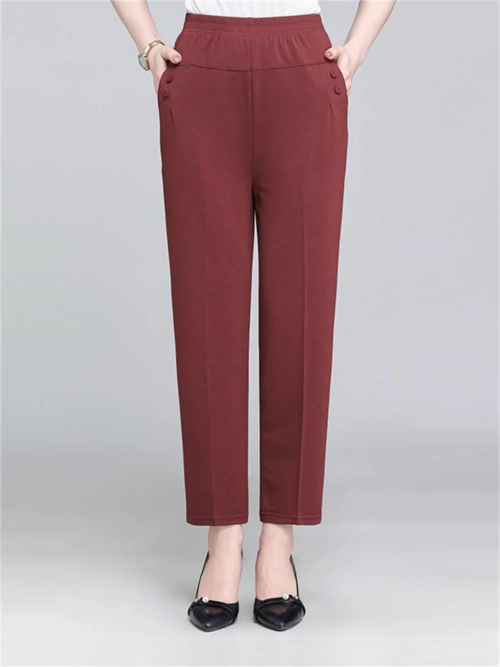 Casual hoog getailleerde baggy moederbroek Oversized stijl losse kantoor damesbroek Comfortabele Y2k-kleding Koreaanse populaire broek