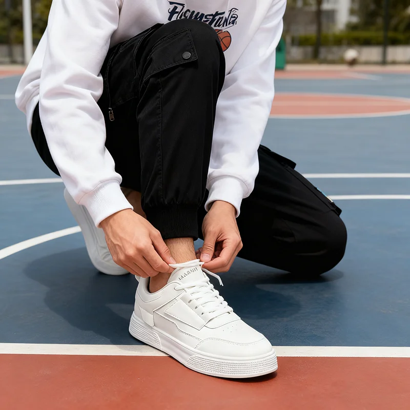 

1 пара мужских дышащих и простых повседневных спортивных туфель размером 39–48, нескользящая и износостойкая, удобная одинарная обувь