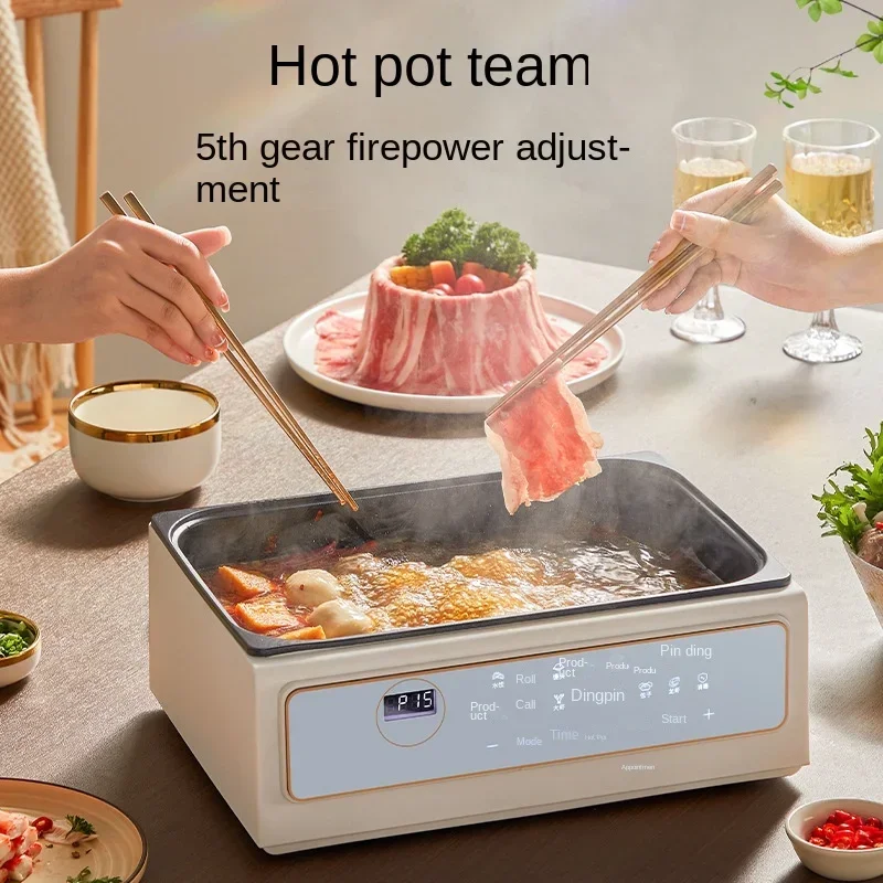 Electric Steamer Multi-functional Household Three-layer Multi-layer Steamed Stew Pot Large Capacity Steamer