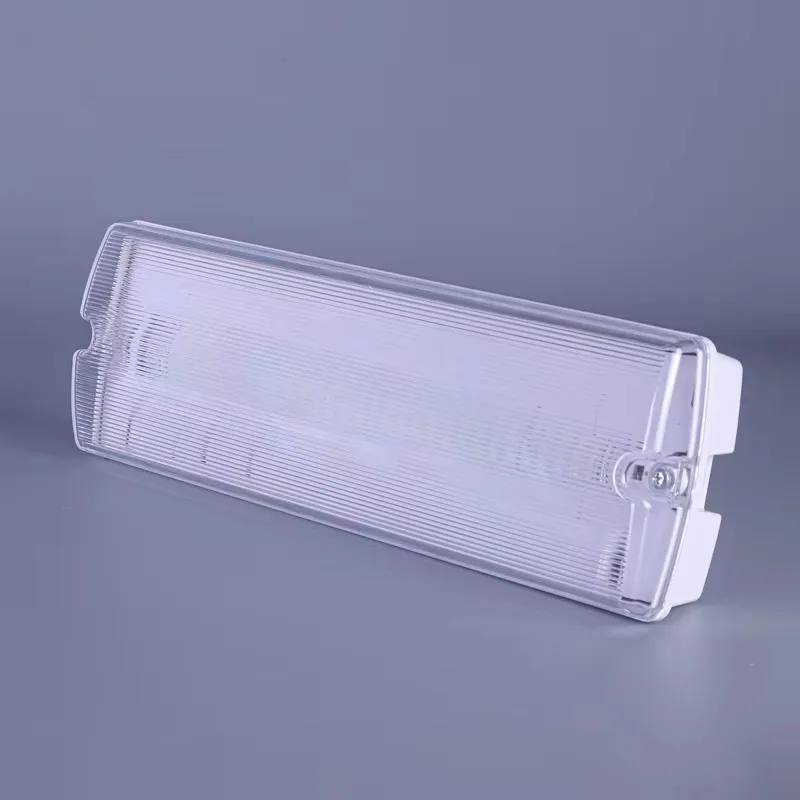 Waterproof plastic cover indoor and outdoor rechargeable fire LED emergency light with 3 hours battery backup