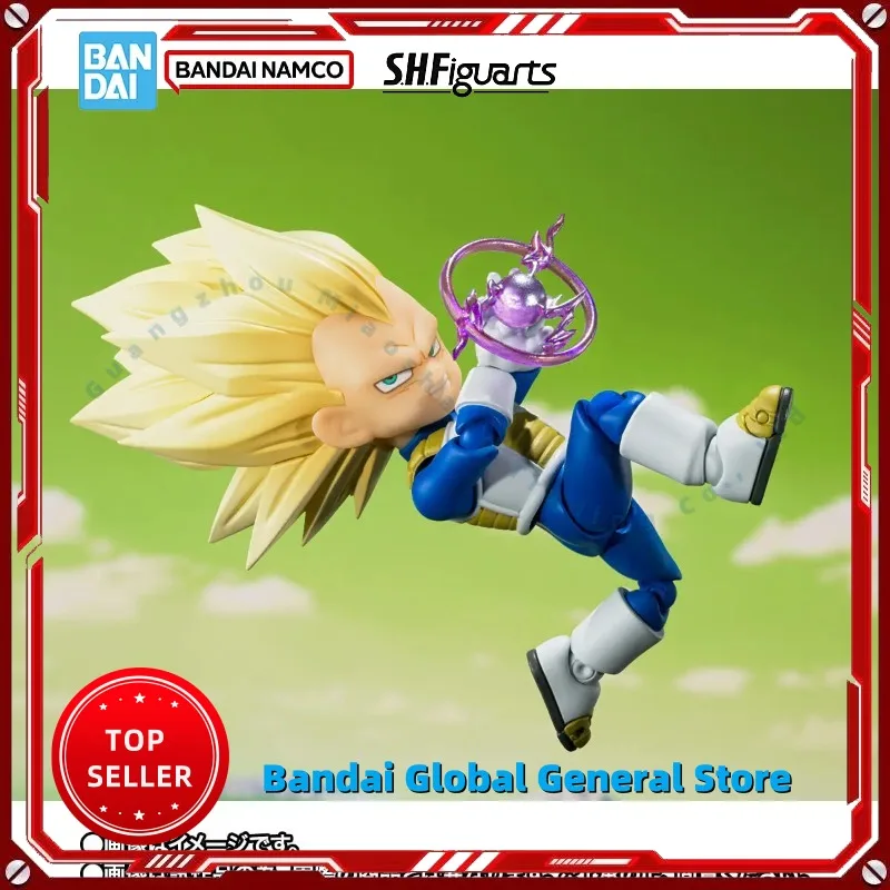 متوفر 100% الأصلي بانداي Sh Figuarts Shf لعبة دراغون بول دايما SSJ3 فيغيتا عمل أرقام أنيمي نموذج اللعب جمع #6