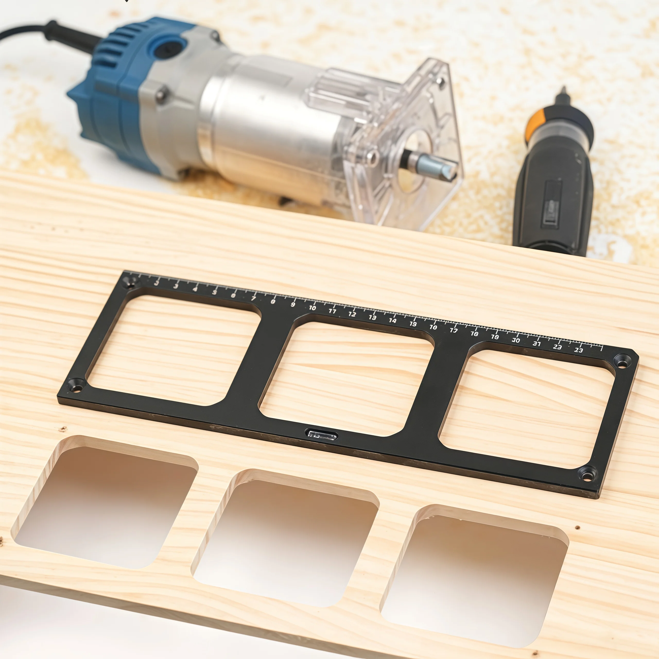 Szablon do montażu puszki elektrycznej, wydajne narzędzie do otworów pod puszki elektryczne, forma do precyzyjnego cięcia, kompatybilność.