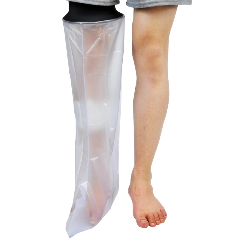 Waterproof Cast Shower Cover Leg For Adults Foot And Lower Leg Cast Wounds Protector Showering Bath Accessories