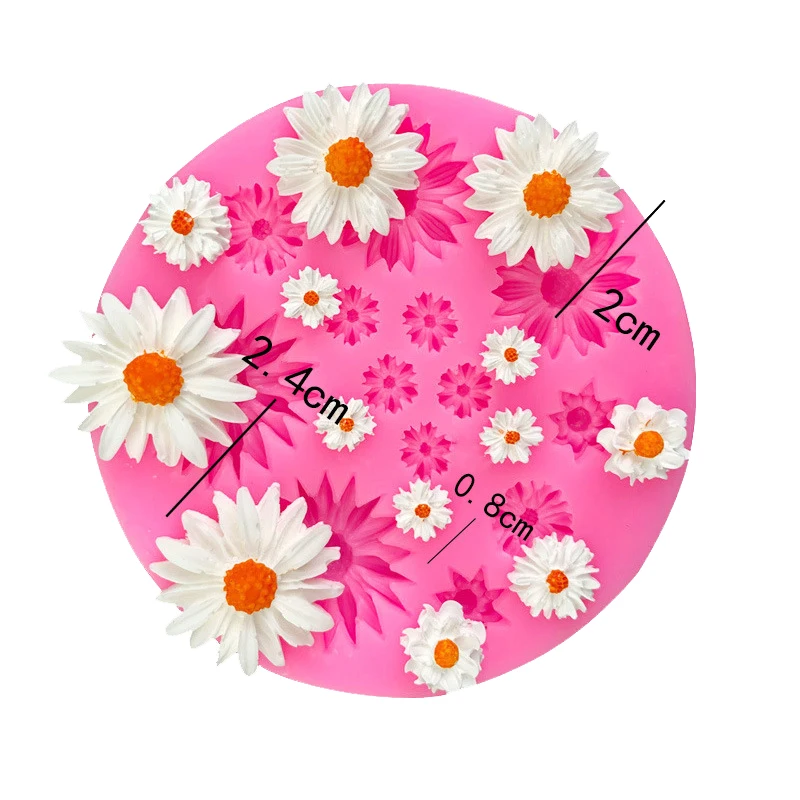 Daisy Cooking Tools Silicone Mold For Baking Of Cake Decorating Kitchen Accessories Fondant Sugar Candy Chocolate Bakery Pastry