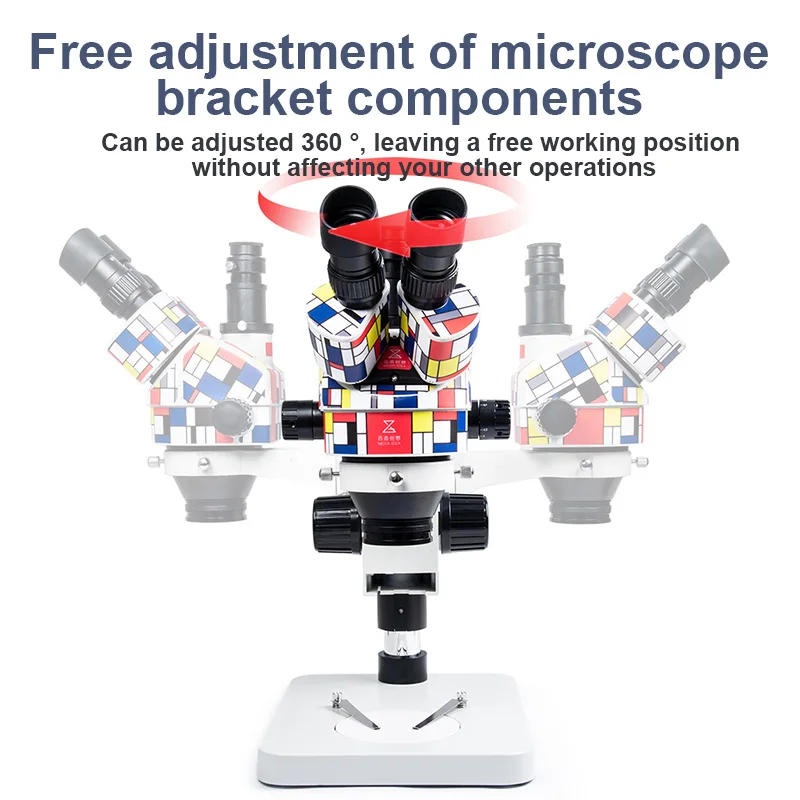 Qianli Mega-idea Binocular Trinocular Microscope 10X/20 Eyepiece 7-45X Magnification Microscope For Phone Soldering PCB Repair