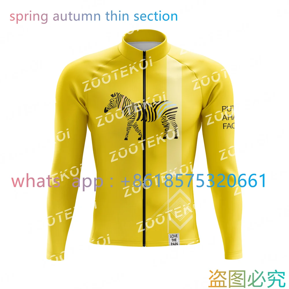 

Love The Pain Men Team Cycling Jersey Thin Long Sleeve Autumn Bicycle Wear Camisa Ciclismo Outdoor Race Mtb Bicycle Cycle jacket