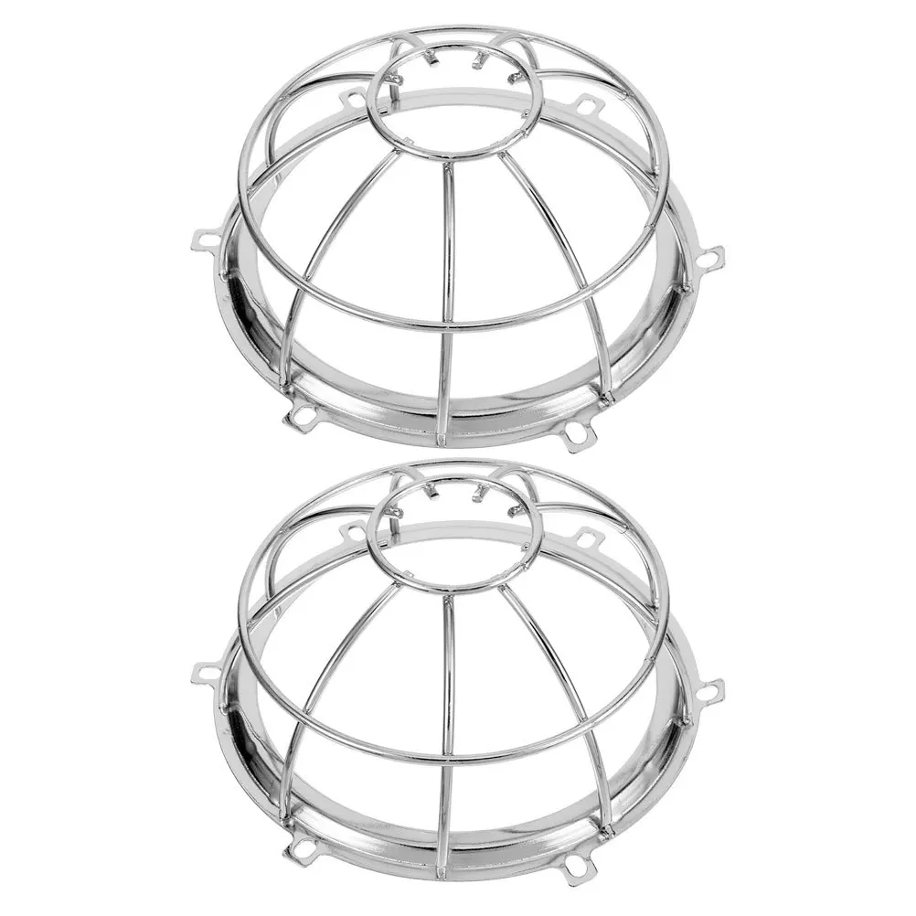 2pcs Smoke Protective Cover Iron Cover For Cooking Smoke Transducer Guard Fire Sprinkler Protection