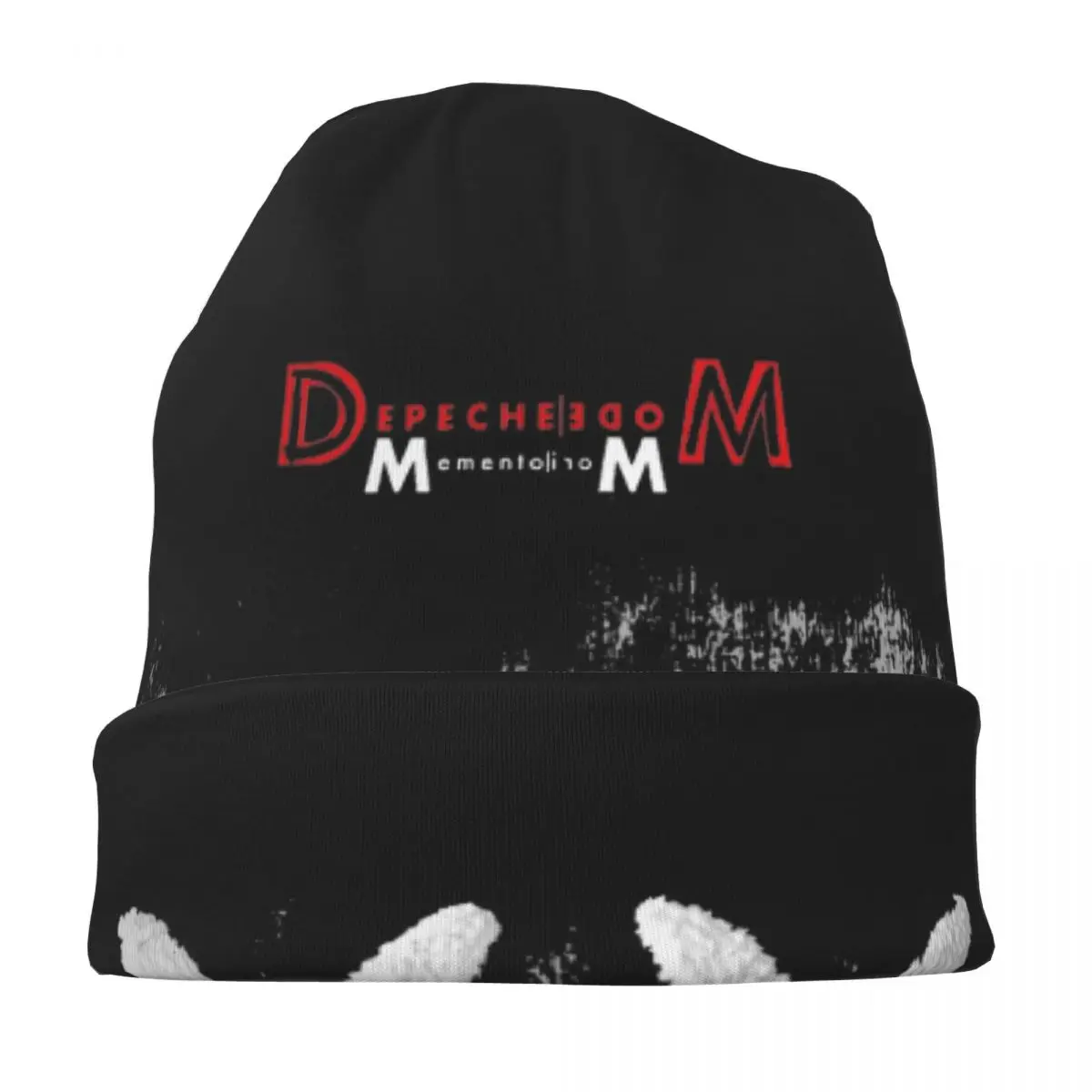 Depeche Cool Mode Bonnet Hat Goth Street Skullies Beanies Hats Memento Mori for Men Women Knit Hat Spring Dual-use Caps