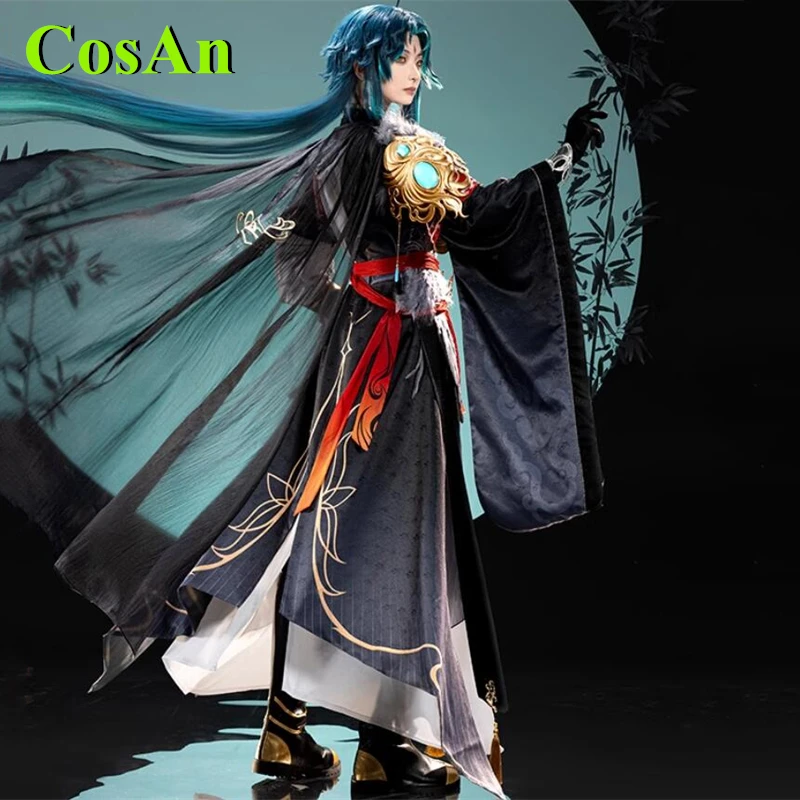 CosAn Hot Game Genshin Impact Xiao Cosplay Costume Ancient Costume Fashion Handsome Combat Uniform Party Role Play Clothing