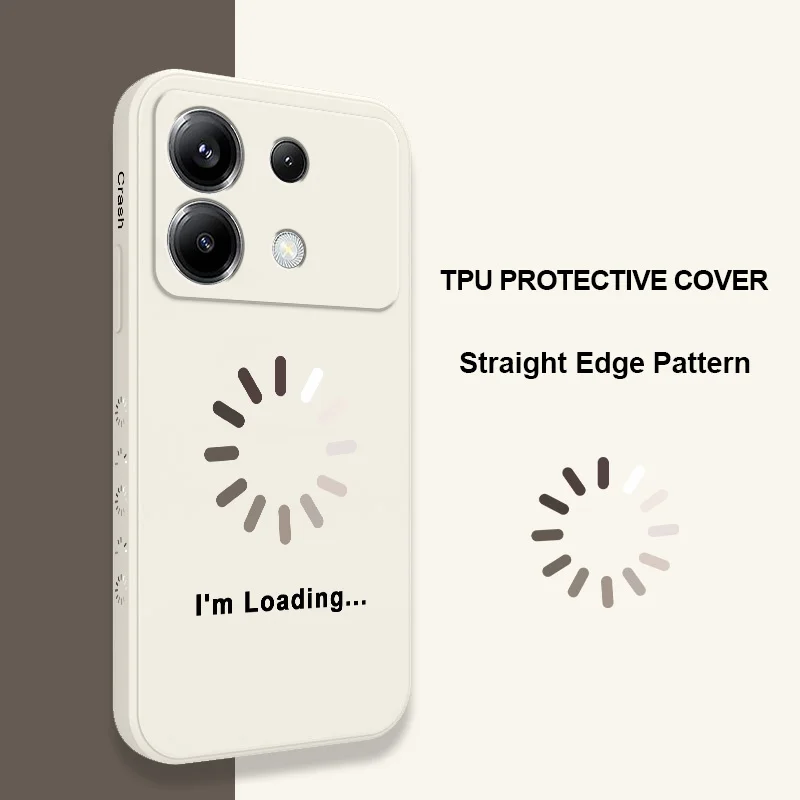 Verzögerung Bild Telefon Fall Für Xiaomi Poco F7 X7 X6 F6 M6 M5 M5S F5 X5 F4 X4 M4 F3 M3 X3 Pro 4G 5G GT Silikon Abdeckung