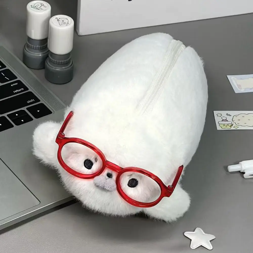 Funny Seal Pencil Case High Aesthetic Value Storage Bag Stationery Bag Large Capacity Pen Box for Students - view 2