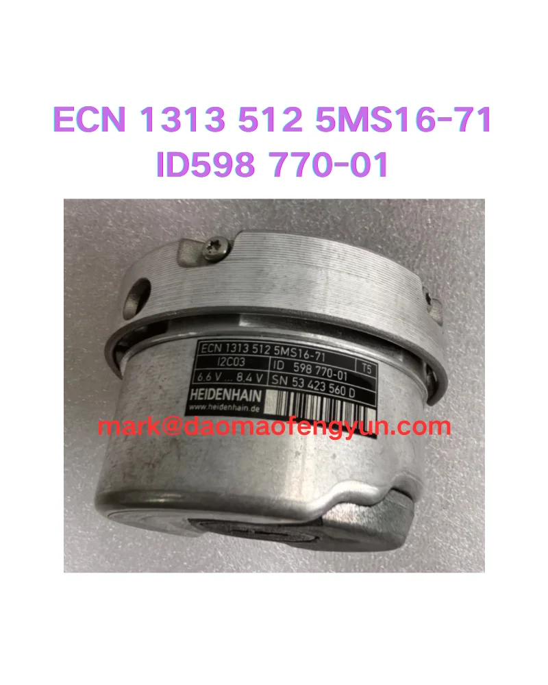 

ECN 1313 512 5MS16-71 ID598 770-01 Used Encoder Tested OK