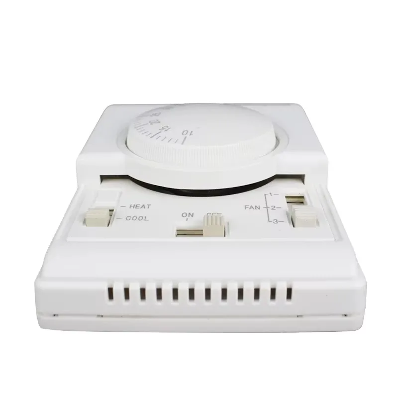 T6373BC1130  Fan-coil Thermostat  2-pipe Fan-coil Control Room Thermostat Operates an On/off Valve Manual Control