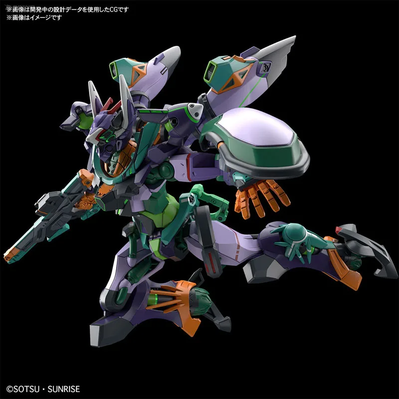 Bandai Original MODEL KIT GUNDAM HG MSGG Regular Version GFreD 1/144 Anime Action Figure Assembly Model Toys Model Gift for Boys