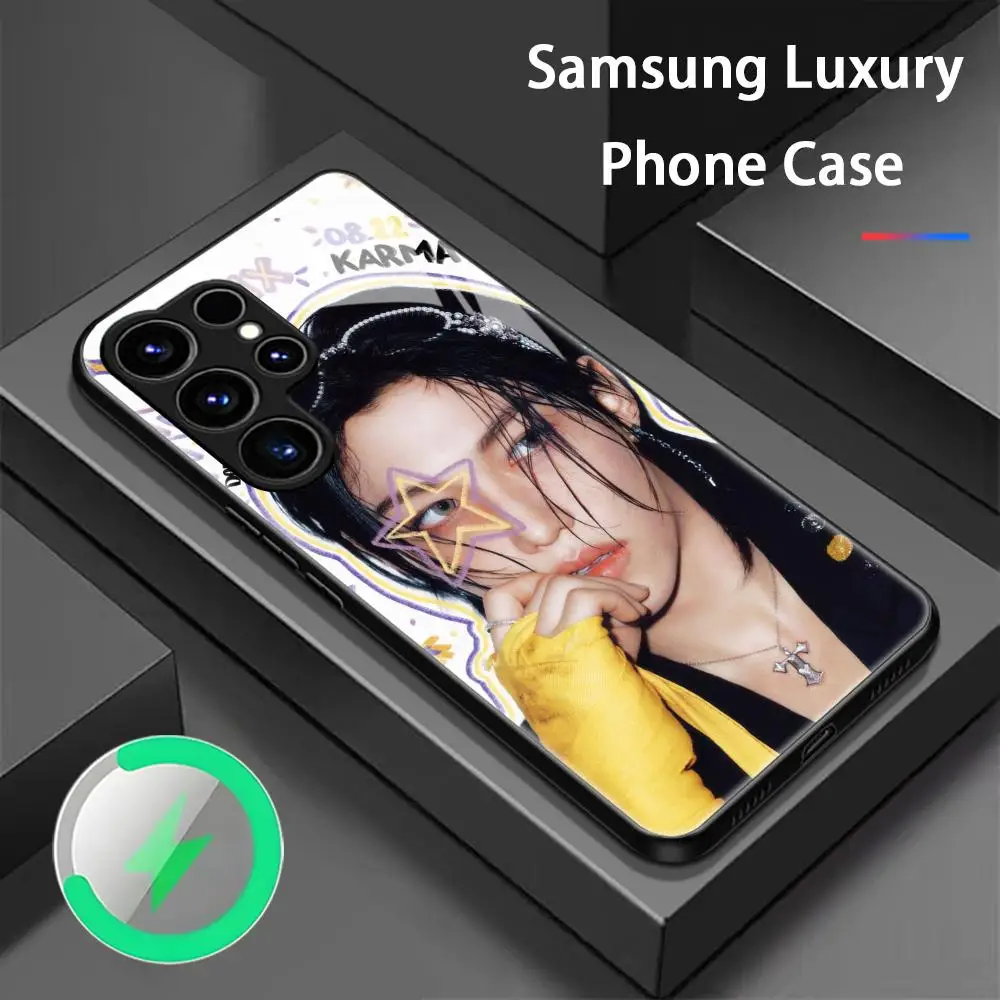 S-str-ay FELIX cool man poster design Phone Case For Samsung S26 S25 S24 S23 S22 S21 S20 Plus Ultra Note20 Glass Magnetic Case
